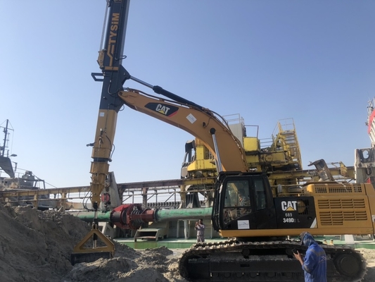 Радиус руки 5845mm достигаемости гидравлического заграждения экскаватора раковины телескопичного длинный
