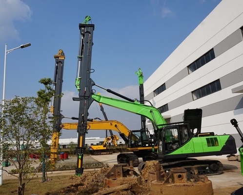Экскаватор KM150 с грейферной телескопической стрелой Tysim Long Boom
