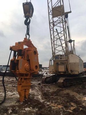 Электрический экскаватор крана водителя кучи молотка Вибро 300KW установил Vibratory молоток