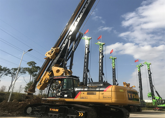 машина 165KNm кучи буровой установки Crawler почвы Crawler 80m/Min гидравлическая управляя