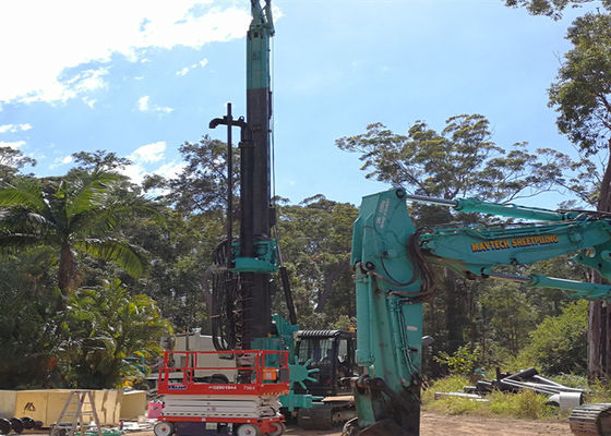 машина водителя кучи винта гидравлической CFA многофункциональной буровой установки 80kNm земная